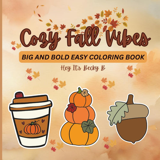 Cozy Fall Vibes - 10 Coloring Pages