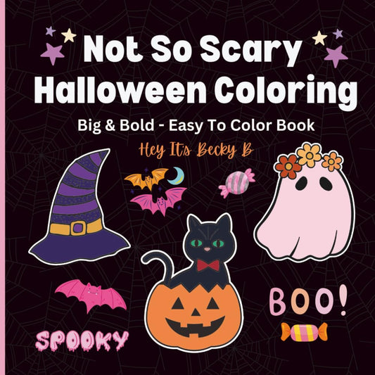 Not So Scary Halloween Coloring - 20 Coloring Pages