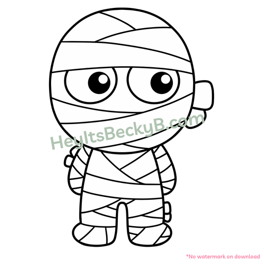 Not So Scary Halloween Coloring Free Download