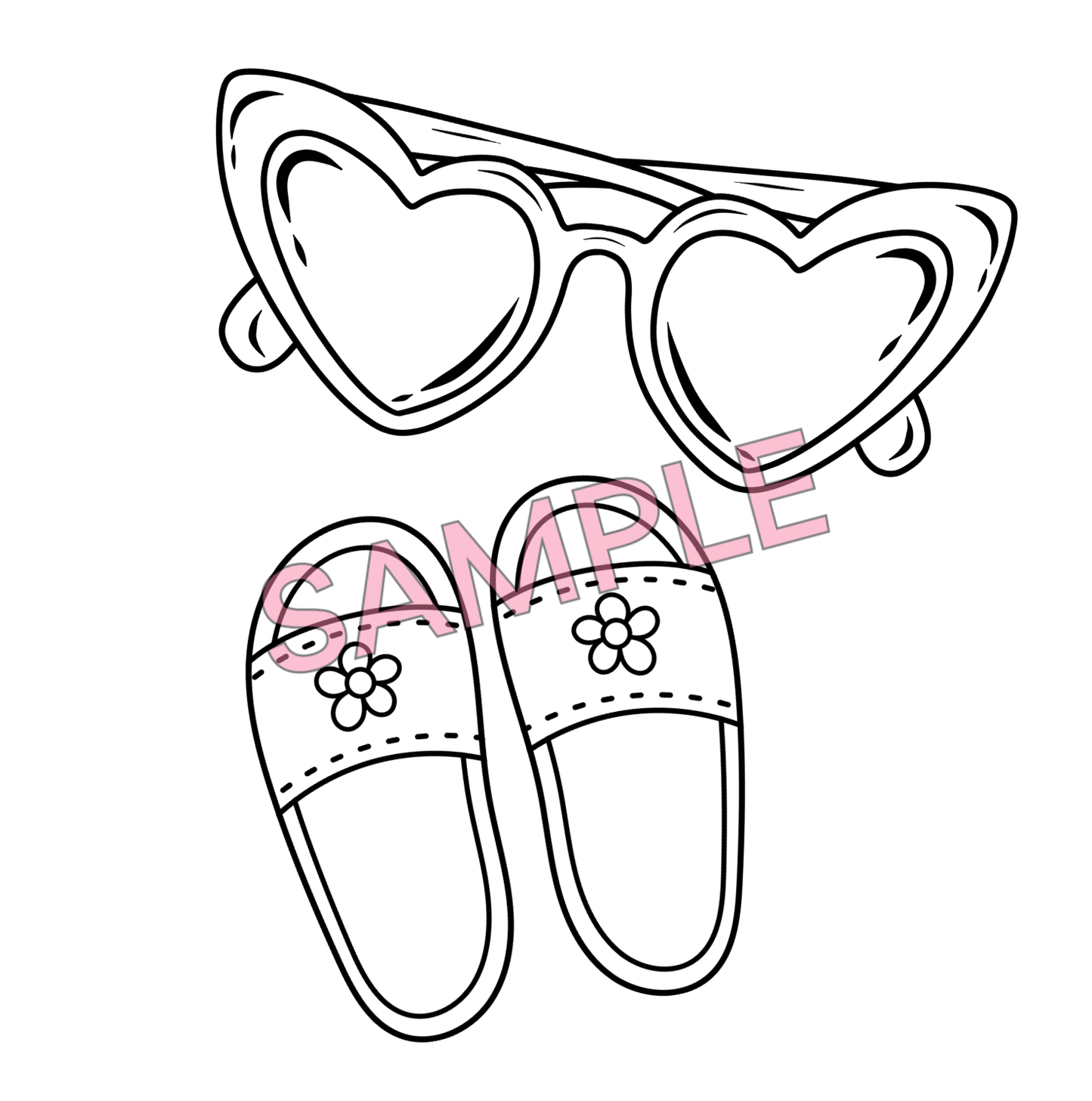 Only Good Vibes - 5 Coloring Pages