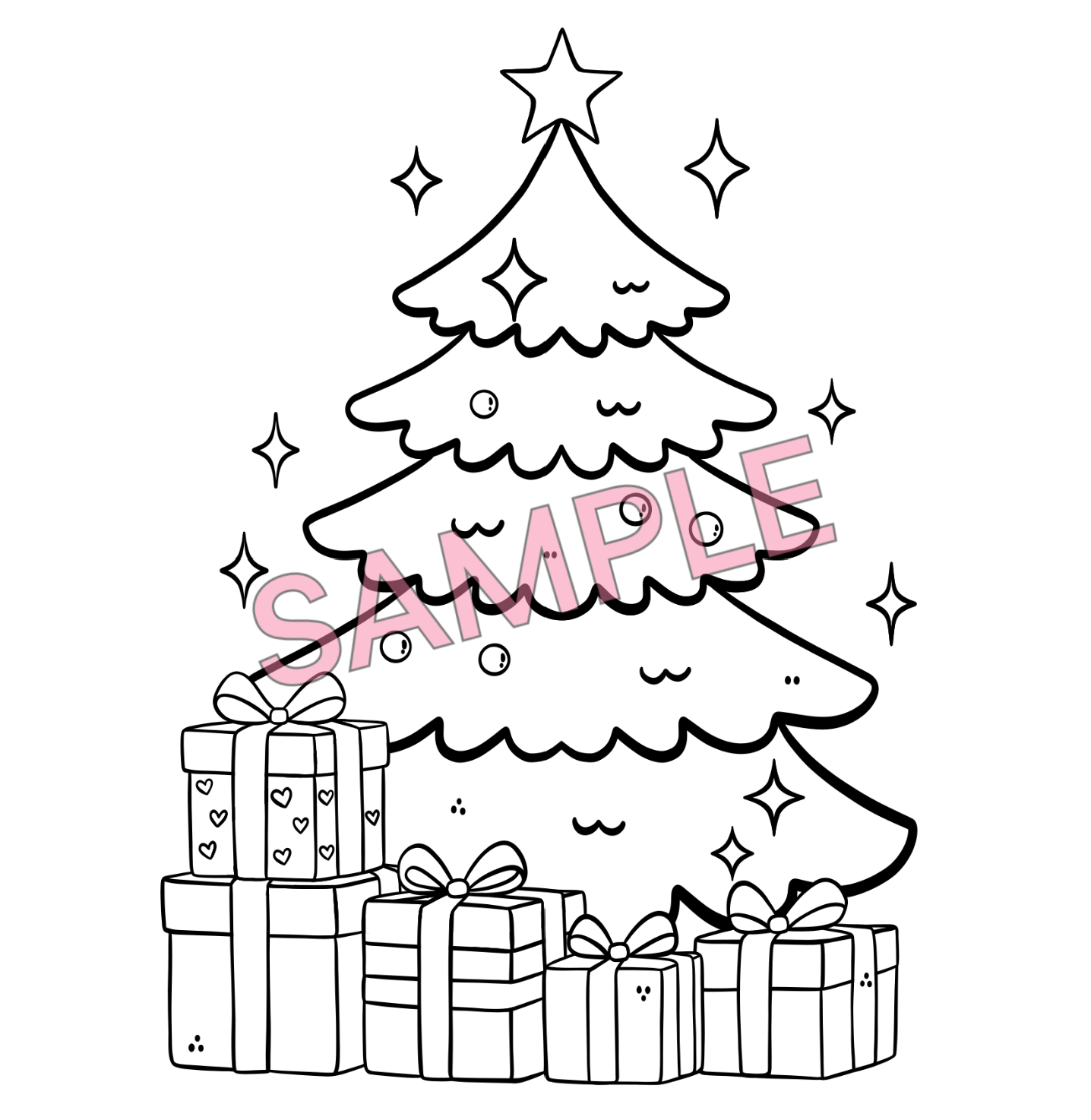 Oh Christmas Tree & Other Merry Delights - 20 Coloring Pages