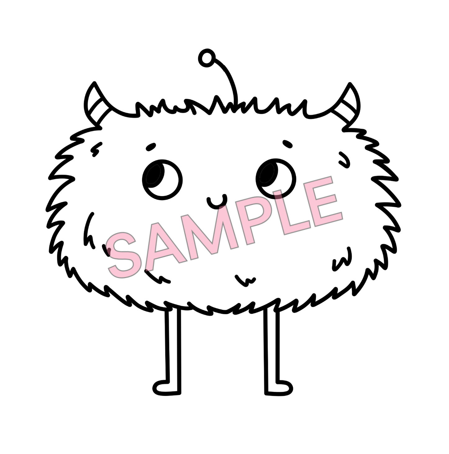 Cutest Spooky Monsters - 10 Coloring Pages