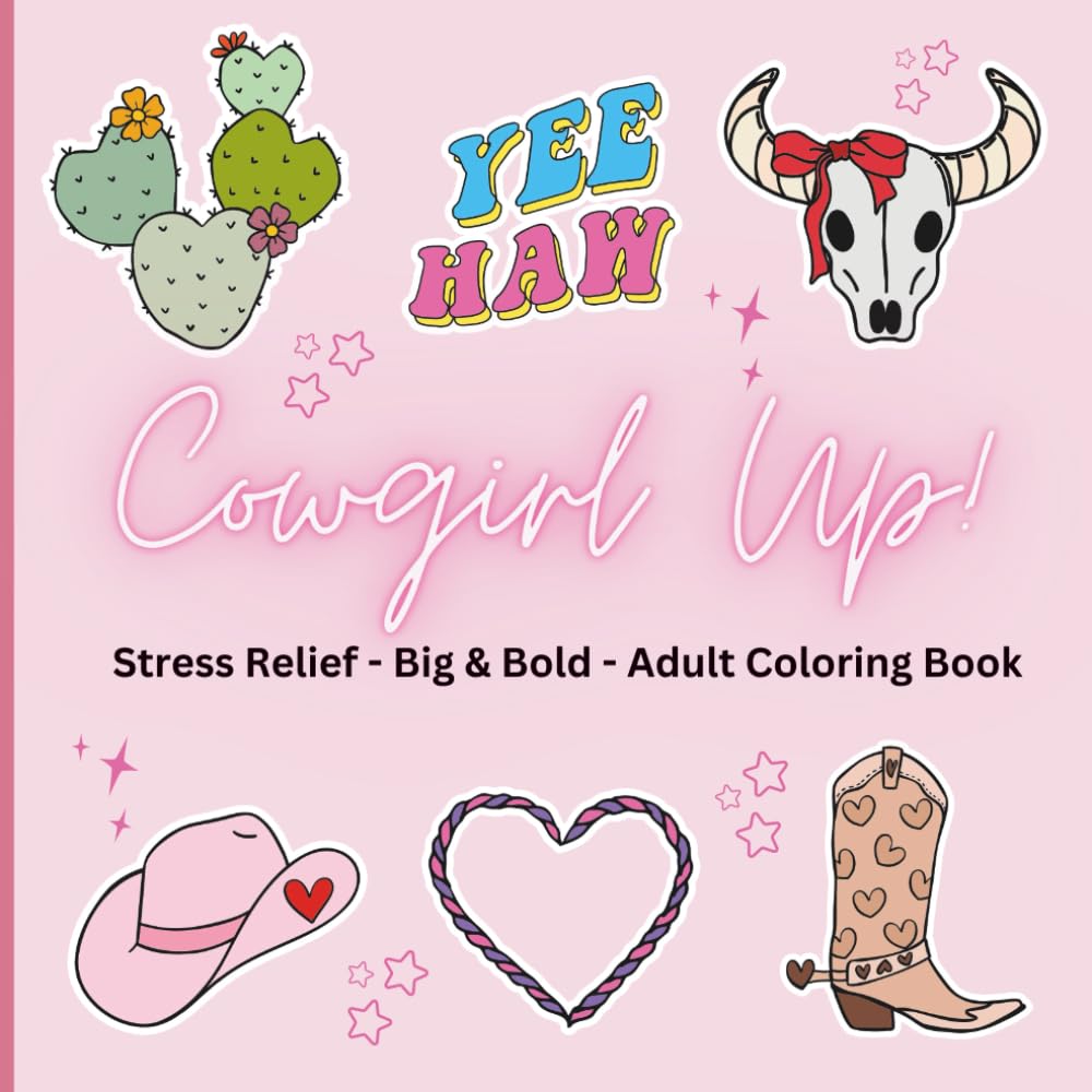 Cowgirl Up - 10 Coloring Pages
