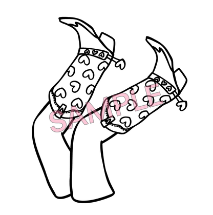Cowgirl Up - 10 Coloring Pages