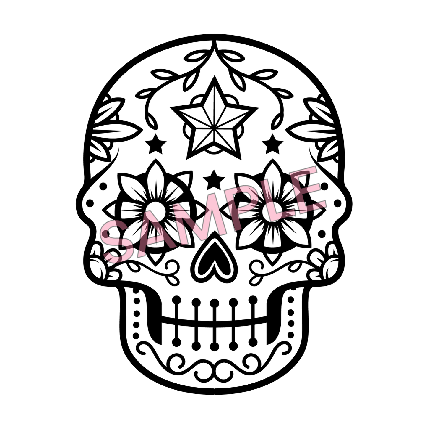 Day of the Dead - 20 Coloring Pages