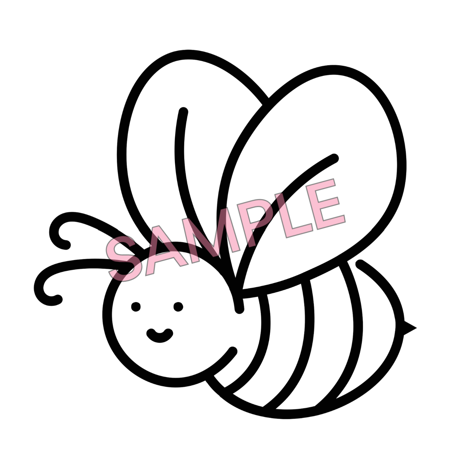 Butterflies & Bees - 10 Coloring Pages