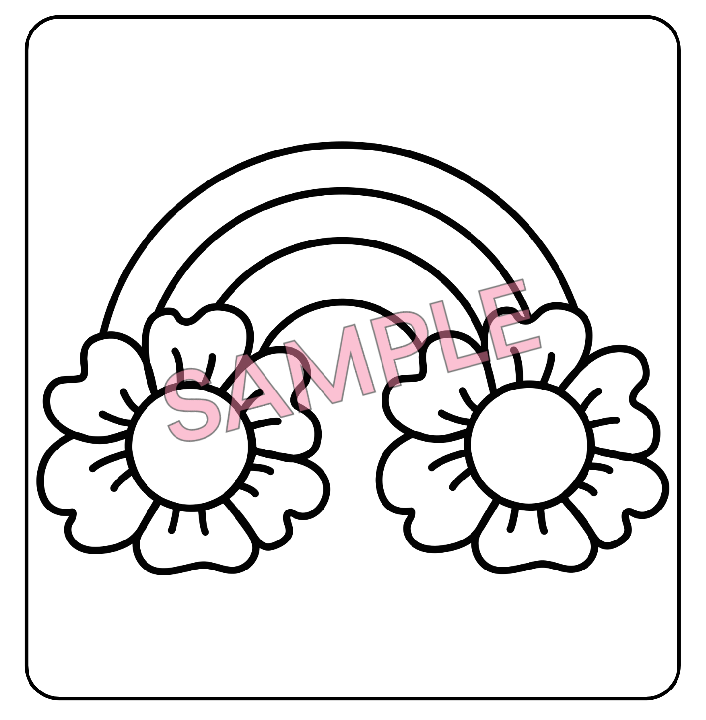 Peace Love Flowers - 5 Coloring Pages