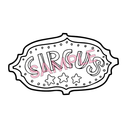 Life Is A Circus - 5 Coloring Pages